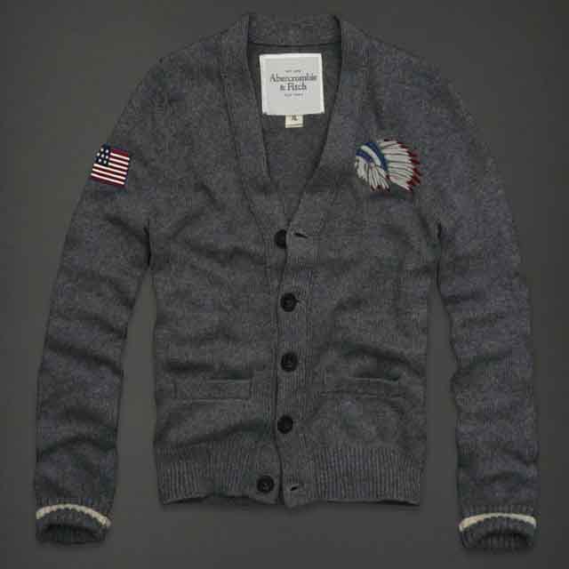 Abercrombie Fitch Hombres Cardigan Jersey AF6335